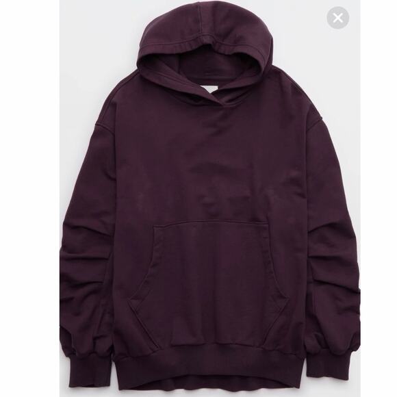 Aerie stunning plum purple Jet Setter Hoodie Sz S (out of stock set) - Picture 5 of 16